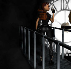 No time to waste...Lara's on the move again!