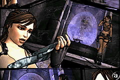 Tomb Raider Legend GBA cut scene screenshot