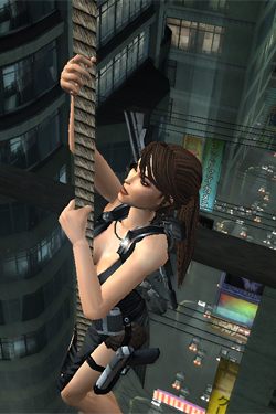 Hang on! Help is on the way. Download a Tomb Raider savegame file.