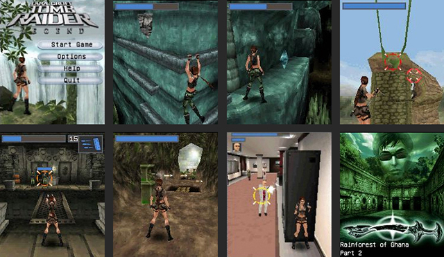 Tomb Raider Legend mobile screenshots - click for larger images