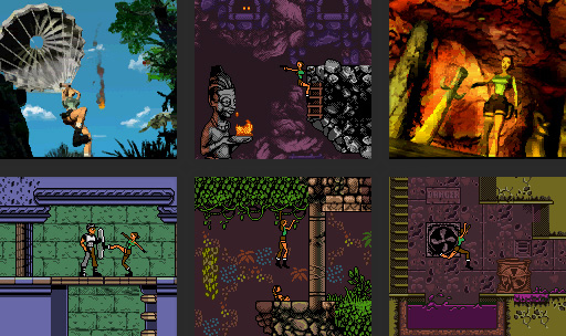 Tomb Raider Game Boy Color screenshots