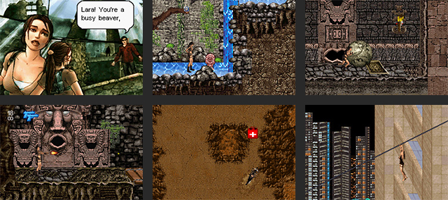 Tomb Raider: Legend Game Boy Advance screenshots