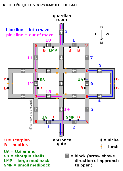 Khufu's Queen's Pyramids Maze