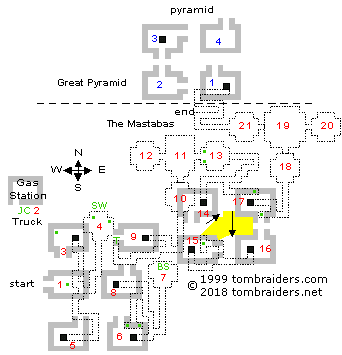 Mastabas map by Theresa